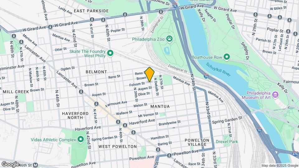 756 N 38th St Map and Location Details