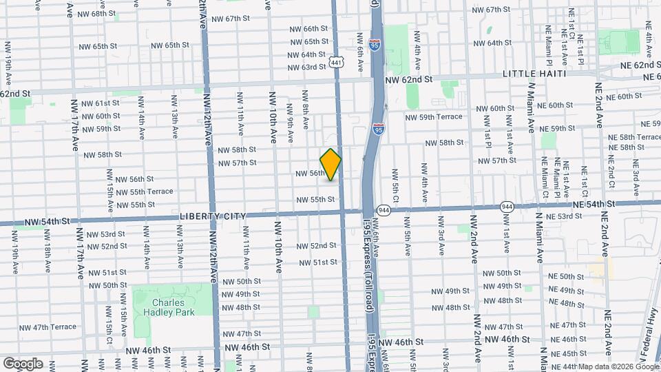 726 NW 55th Terrace Map and Location Details