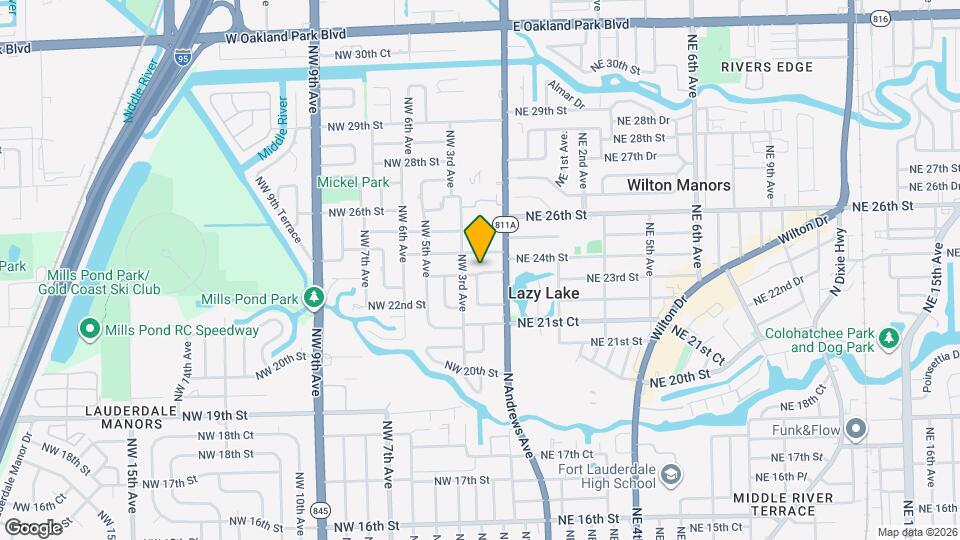 209 NW 23rd St Map and Location Details