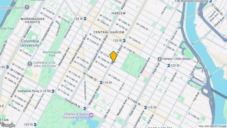 202 Lenox Avenue Map and Location Details