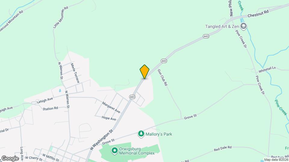 1040 Chestnut Rd Map and Location Details