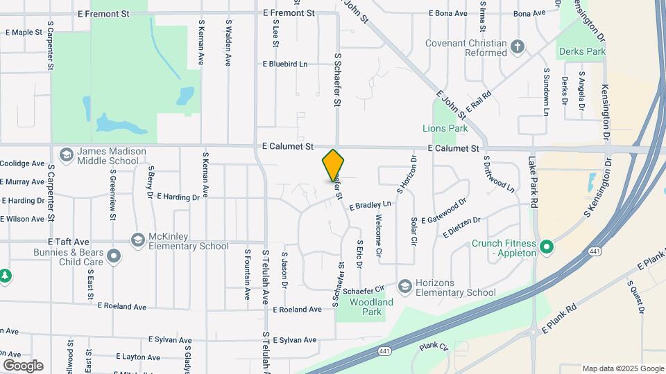 2201 S Schaefer St Map and Location Details