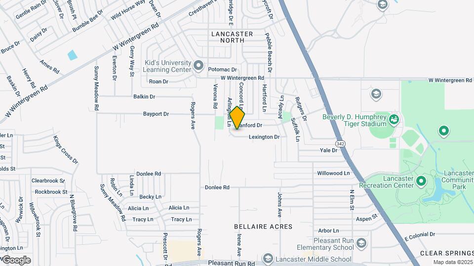 877 Lexington Dr Map and Location Details