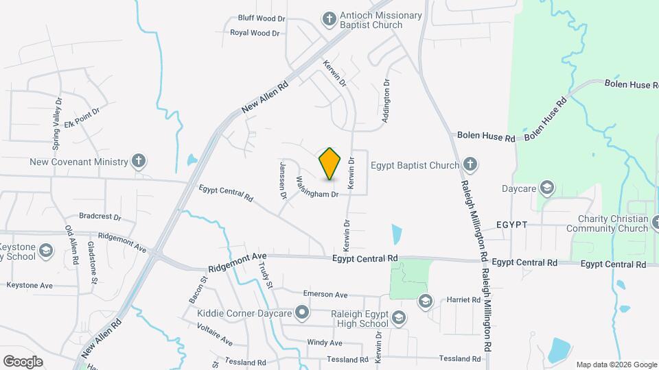 3823 Rainford Dr Map and Location Details