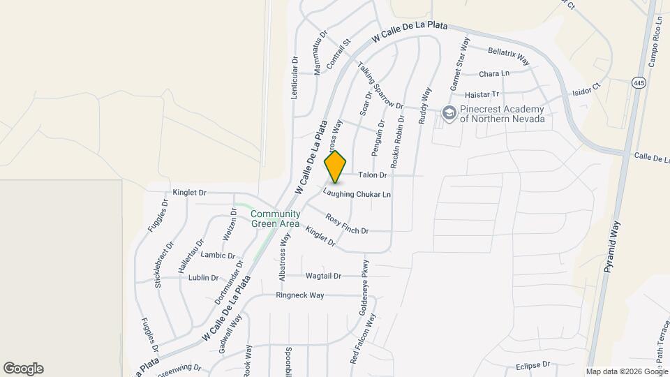 1451 Laughing Chukar Ln Map and Location Details