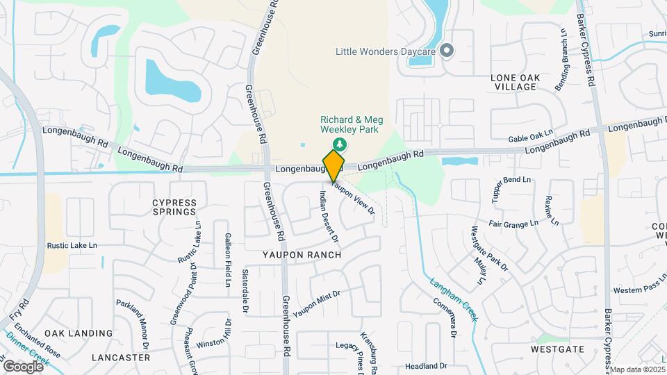 8119 Yaupon View Dr Map and Location Details