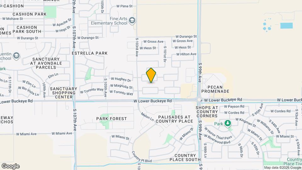 10210 W Veliana Way Mapa y Detalles de la Ubicación