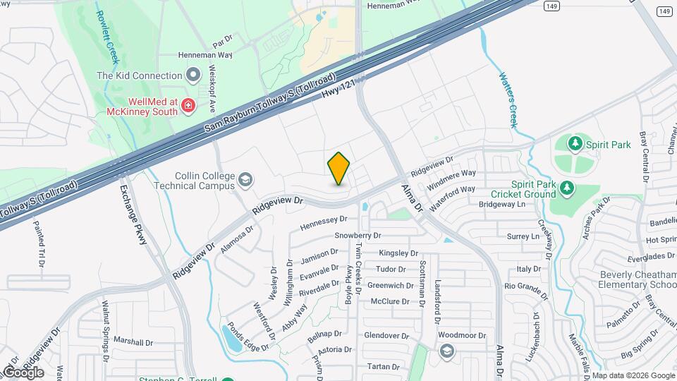 1508 Lake District Dr Map and Location Details