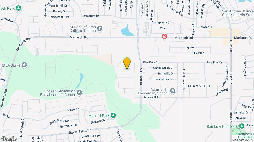 9731 Marbach Crest Map and Location Details