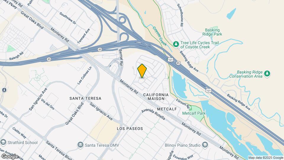 Monterey Oaks Mobile Home Park Map and Location Details