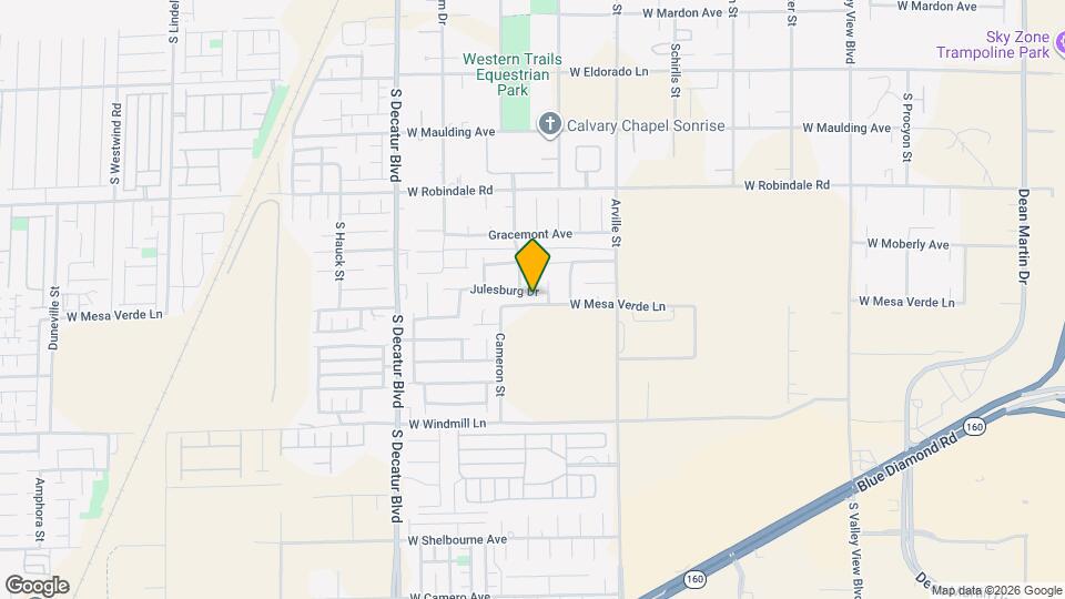 4549 Julesburg Dr Mapa y Detalles de la Ubicación