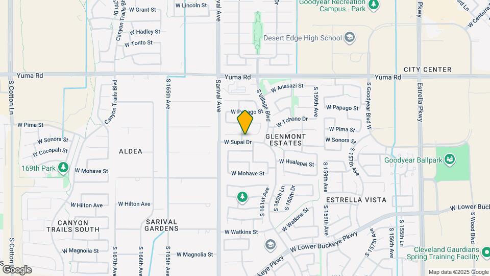 16189 W Pima St Map and Location Details