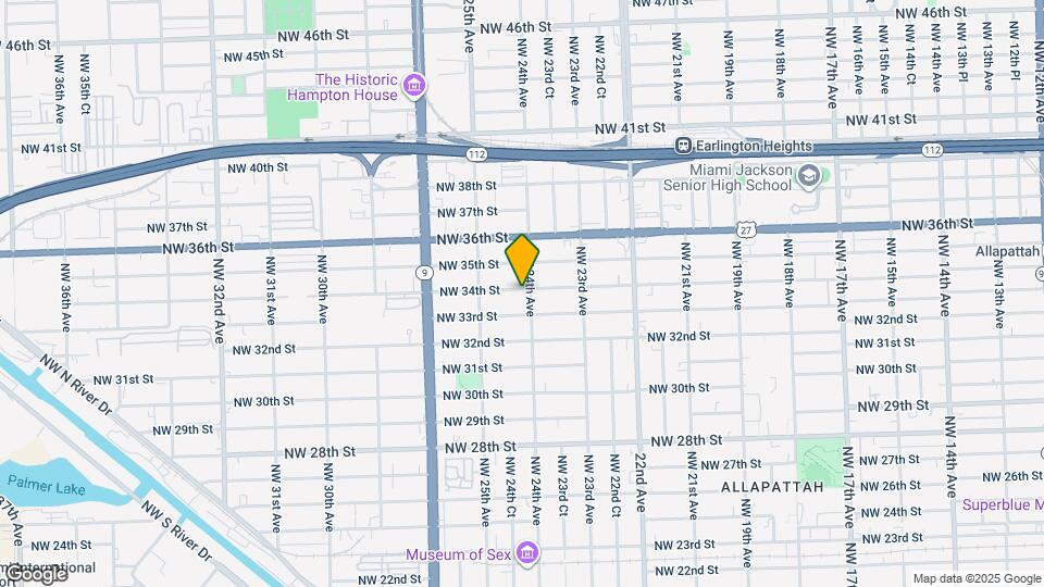 2412 NW 34th St Map and Location Details