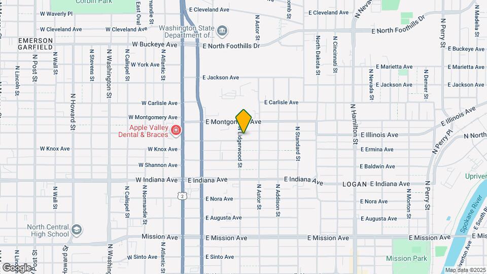 301 E Ermina Ave Map and Location Details