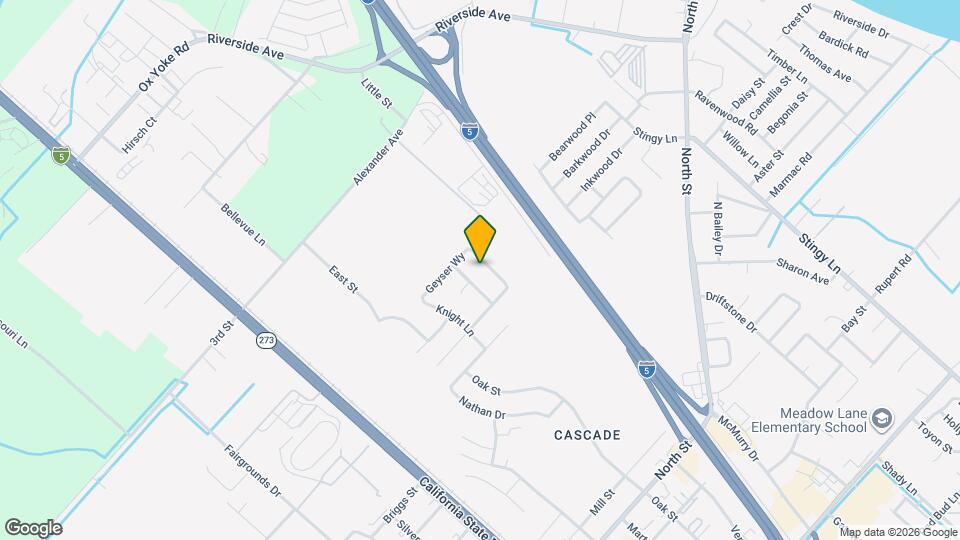 3550 Cazadero Wy Map and Location Details