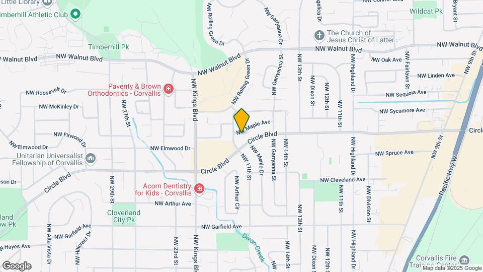 1670 NW Maple Ave Map and Location Details