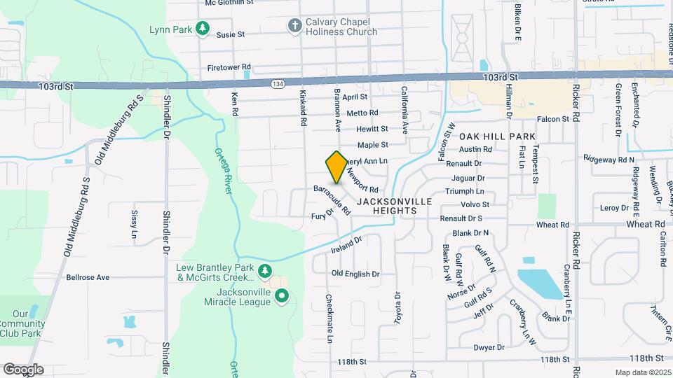 5926 Brannon Ave Map and Location Details