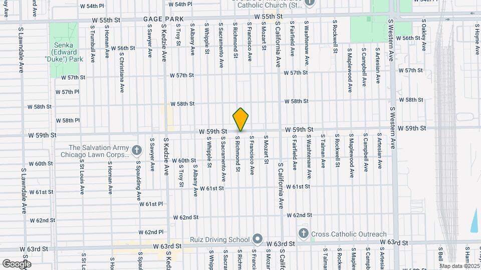 2925 W 59th St Map and Location Details