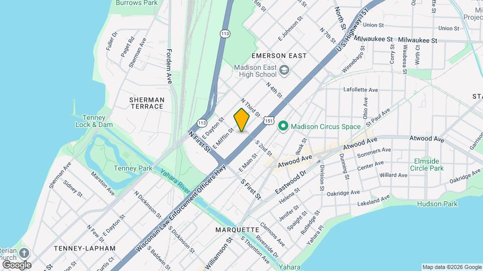 The Avenue Map and Location Details