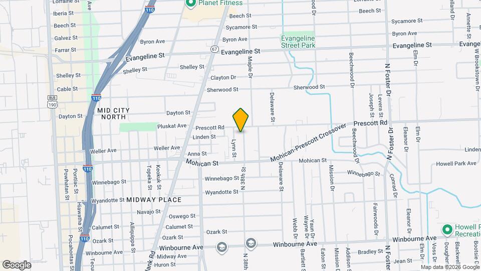 4049 N 38th St Mapa y Detalles de la Ubicación