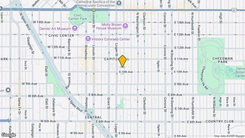 1001-1027 Pennsylvania St Map and Location Details