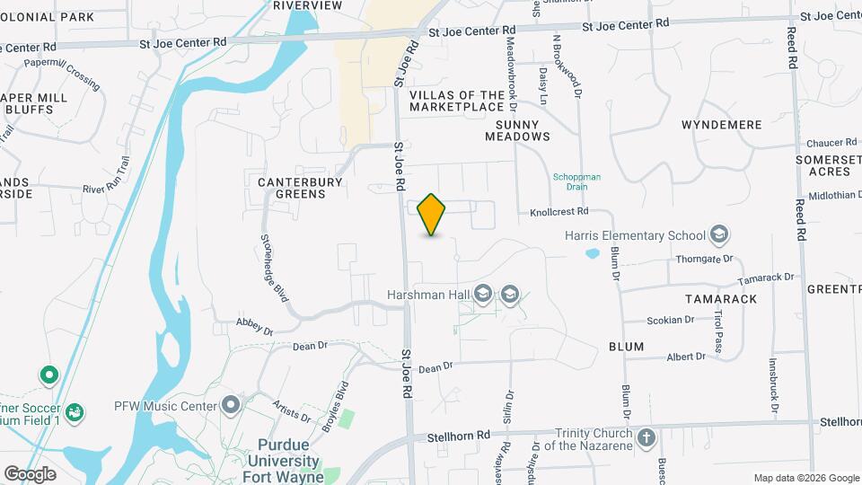 Trace At Purdue Fort Wayne Map and Location Details