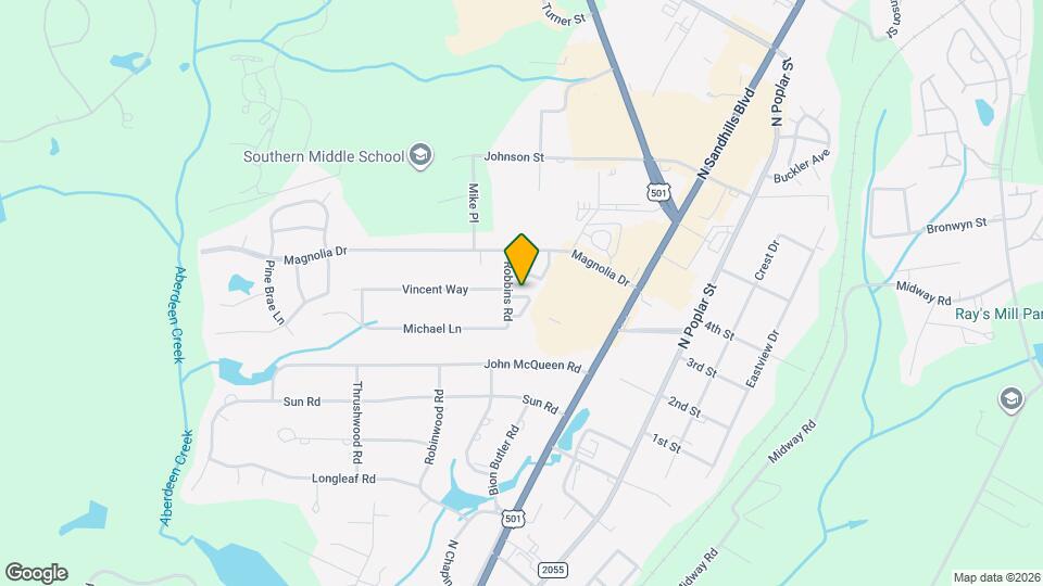 1226 Wilshire Cir Map and Location Details