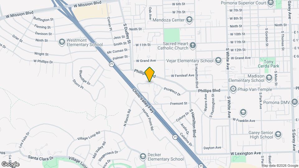 1404 Prospect Dr Mapa y Detalles de la Ubicación