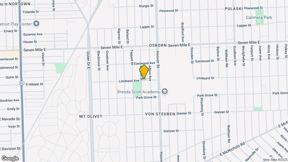 18516 Runyon St Map and Location Details