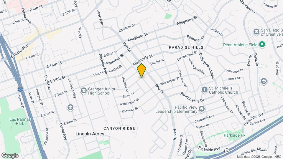 2404 Morningside St Map and Location Details