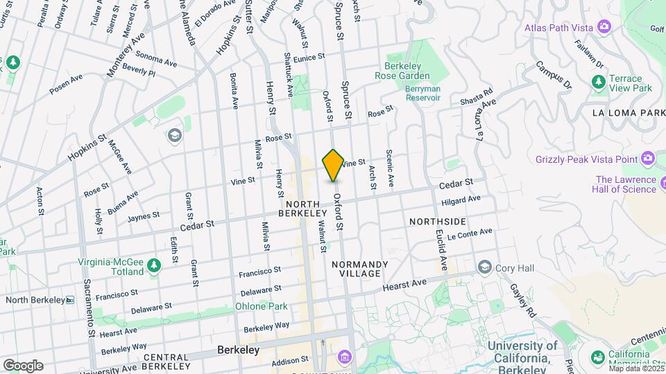 1522 Oxford St Mapa y Detalles de la Ubicación