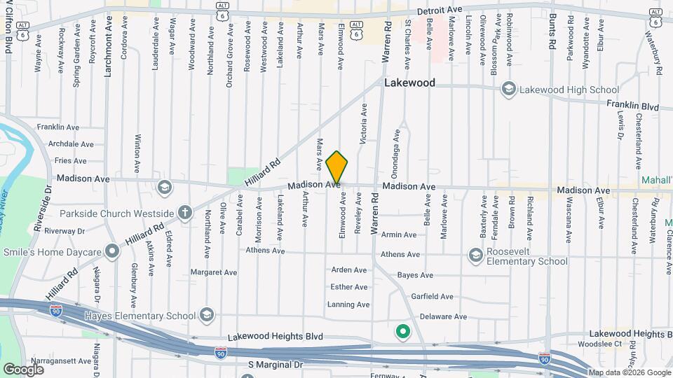 15031 Madison Ave Mapa y Detalles de la Ubicación