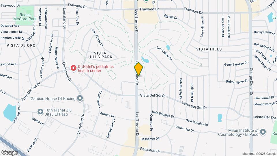 11100 Vista Lago Pl Map and Location Details