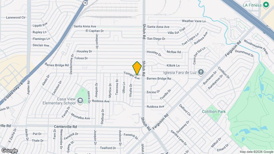 2811 Tisinger Ave Map and Location Details