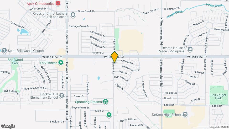 1057 Whitewater Trail Map and Location Details