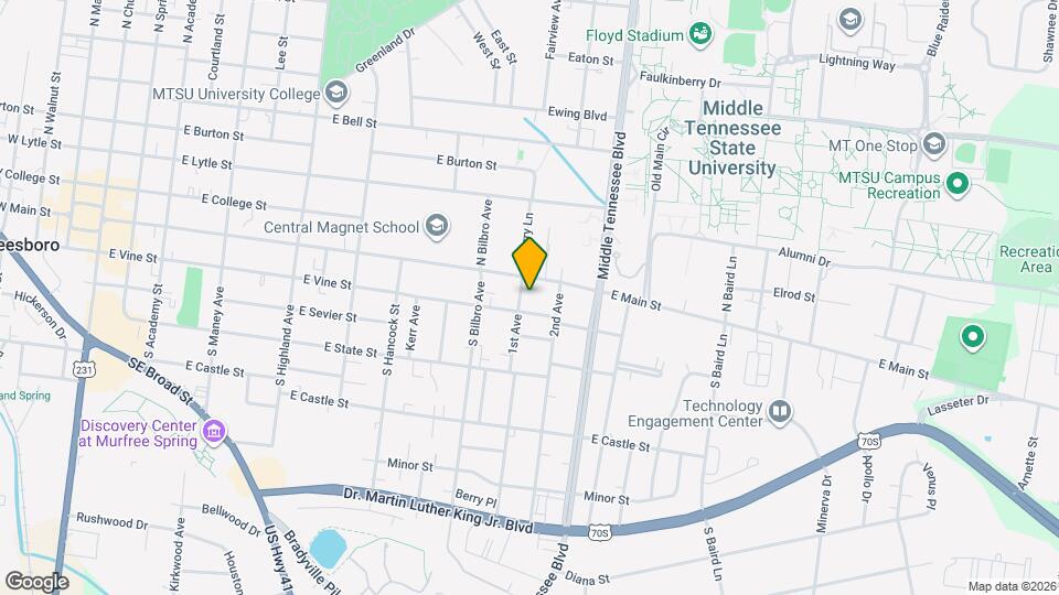 107 1st Ave Map and Location Details