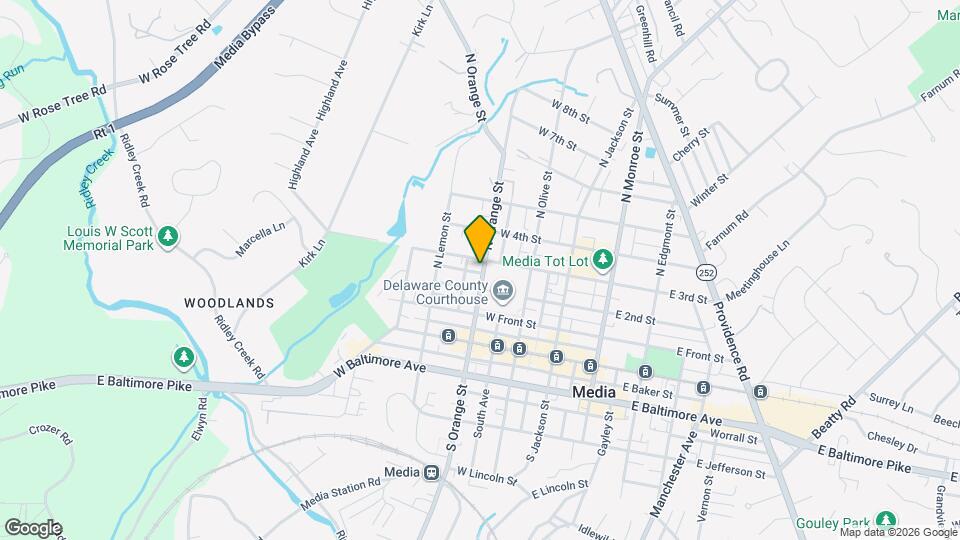 220 N Orange St Map and Location Details