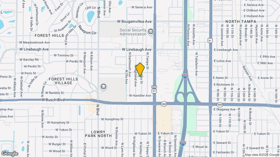 9328 N Ashley St Map and Location Details