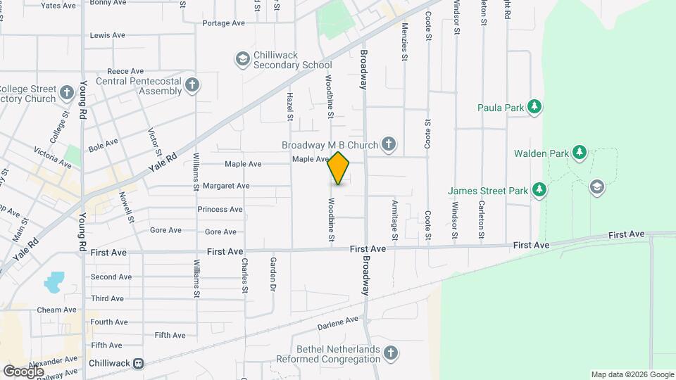 9340 Woodbine St Map and Location Details