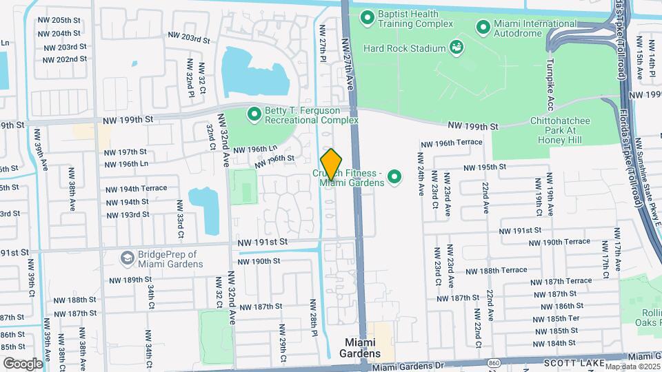 2755 NW 194th Terrace Map and Location Details