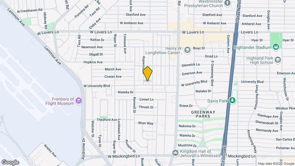 5011 W University Blvd Mapa y Detalles de la Ubicación