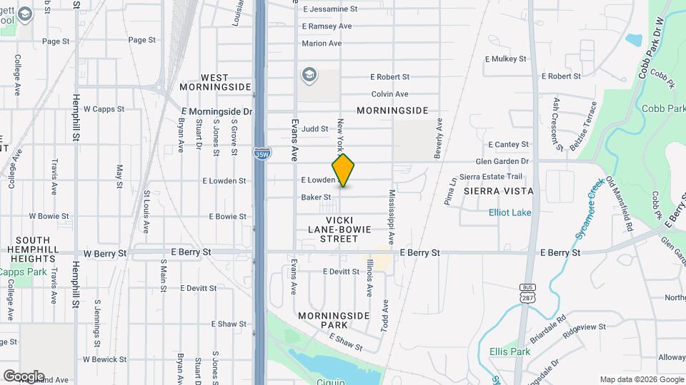 2927 New York Ave Map and Location Details