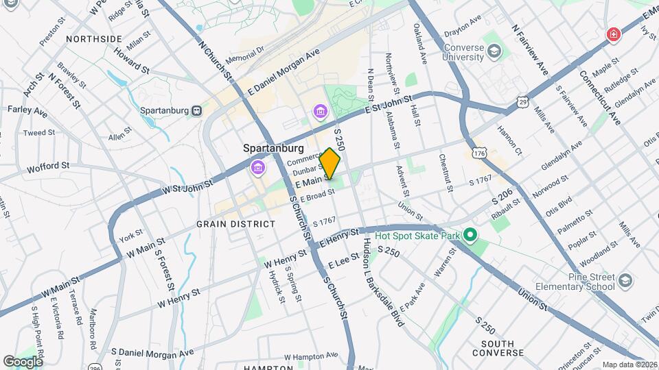 110 S Liberty St Map and Location Details