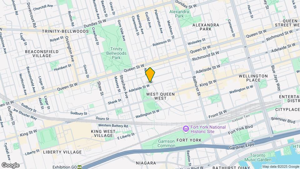 247 Niagara St Map and Location Details