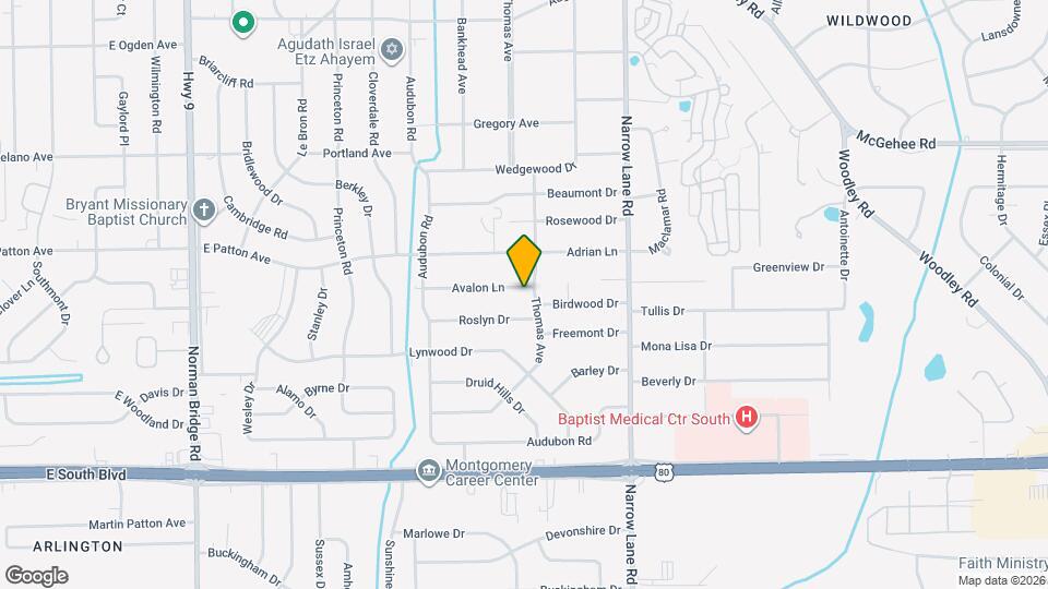 1394 Avalon Ln Map and Location Details