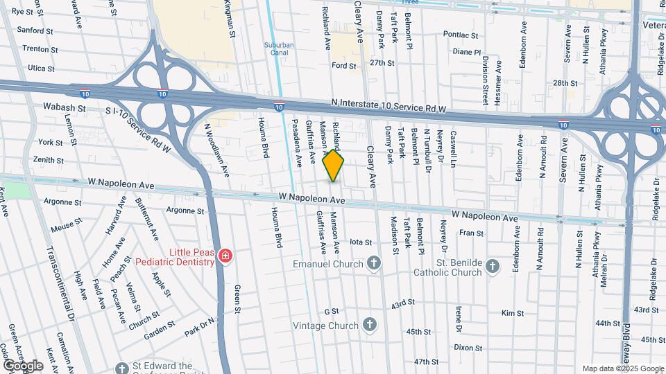 2109 Manson Ave Map and Location Details