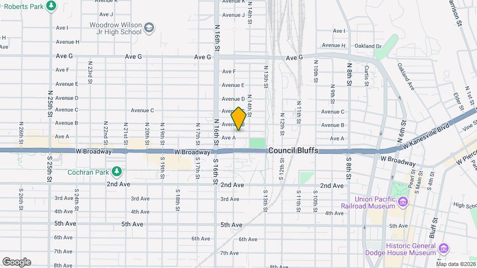 1424 Avenue A, Unit #3 Map and Location Details