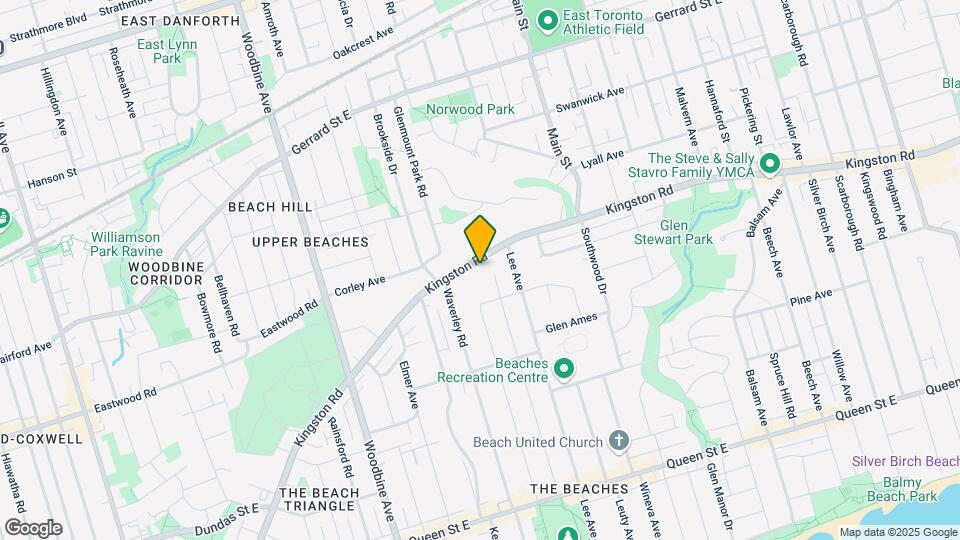 505 Kingston Rd Map and Location Details