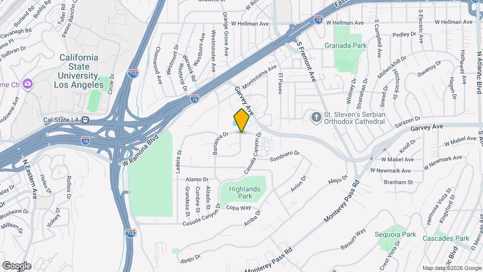 212 Barranca Dr Map and Location Details