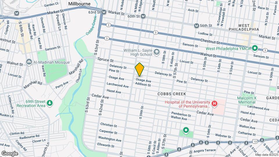 5937 Osage Ave Map and Location Details